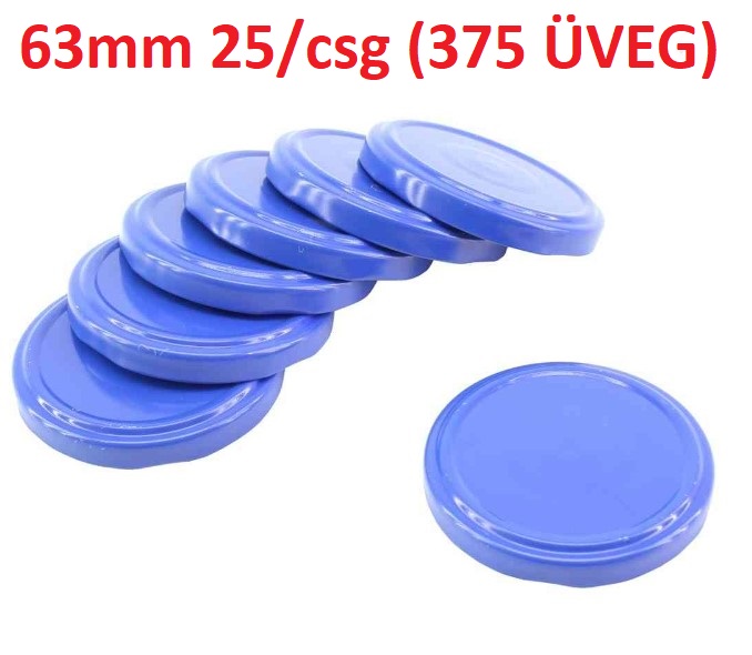 Befőttes LAPKA 63mm (375ml ÜVEGHEZ) 25db/csg ENGER V:09304 GYD (B8)