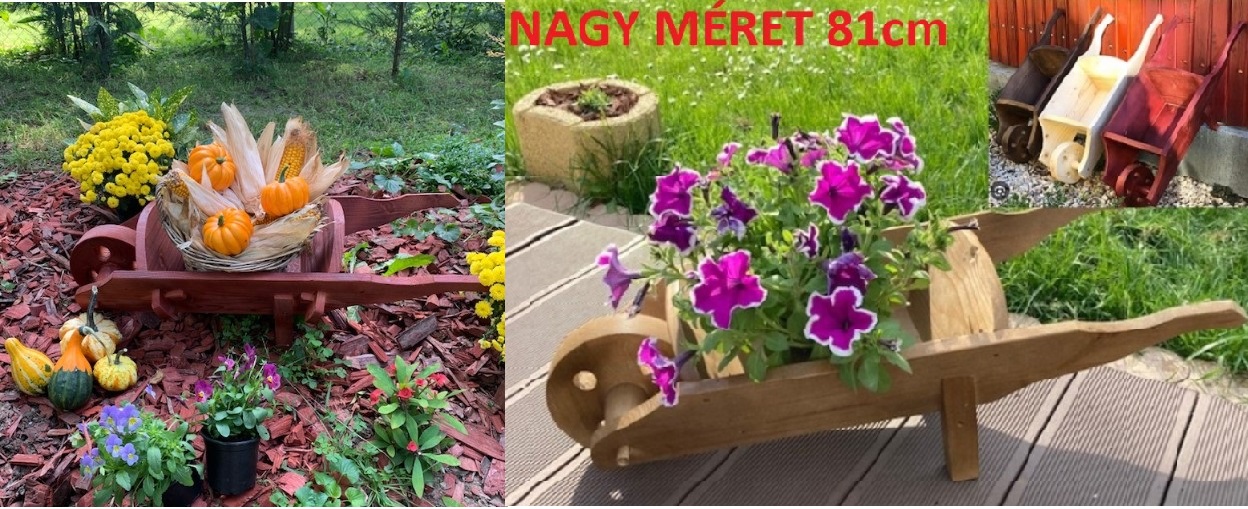 KERTI TALICSKA FA ÜLTETŐS NAGY MÉRET H:81cm SZ:36cm PÉTER (4-ES RAKTÁR)2024.09