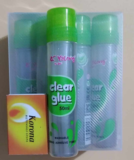 RAGASZTÓ KENŐFEJES CLEAR GLUE 50ml 12/dob YL20008-50 GOLGOTA