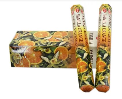 FÜSTÖLŐ PÁLCA HATSZÖG 20 SZÁLAS VANILLA ORANGE HEM NTT KR