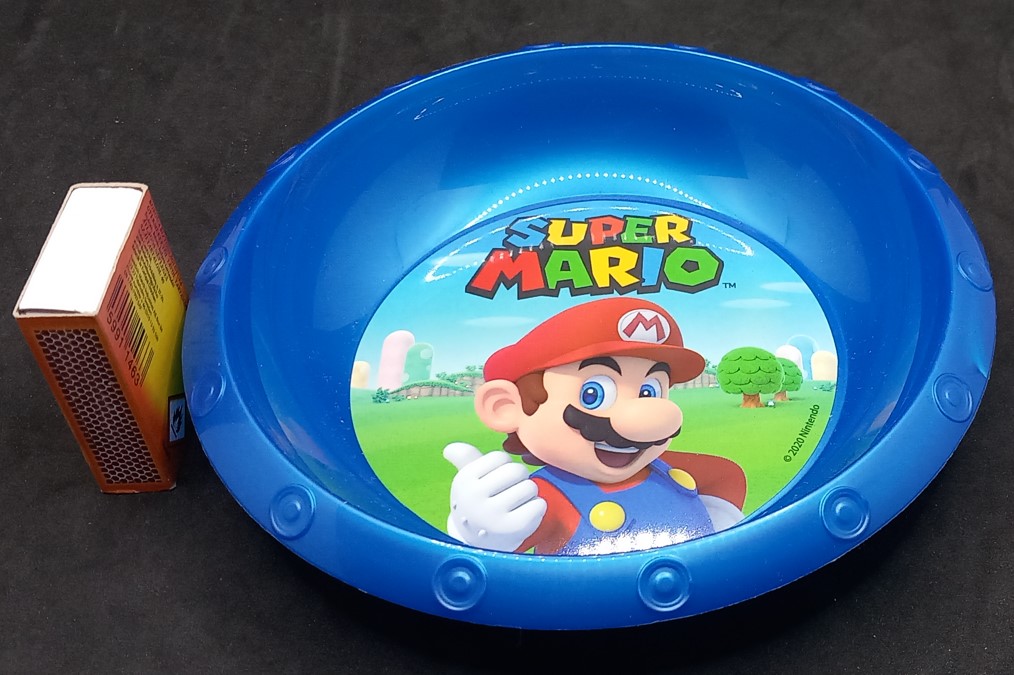 DISNEY MÜA. MÉLY TÁNYÉR SUPER MARIO KÉK QX, BÁT 674486