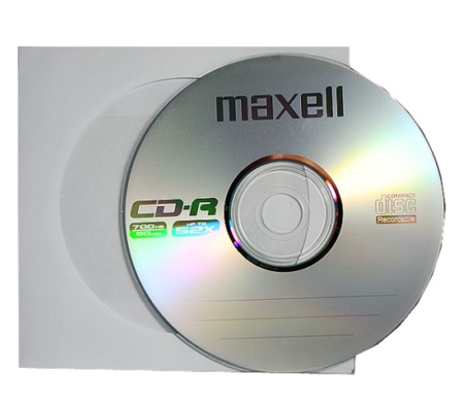 CD-R 52x LEMEZ MAXELL 1db/PAPÍRTOKBA(NH) MEDIA (B8)