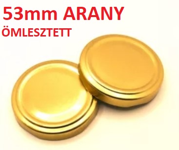 BEFŐTTES LAPKA 53mm ARANY (ÖMLESZETT) RT094800 BORÜV