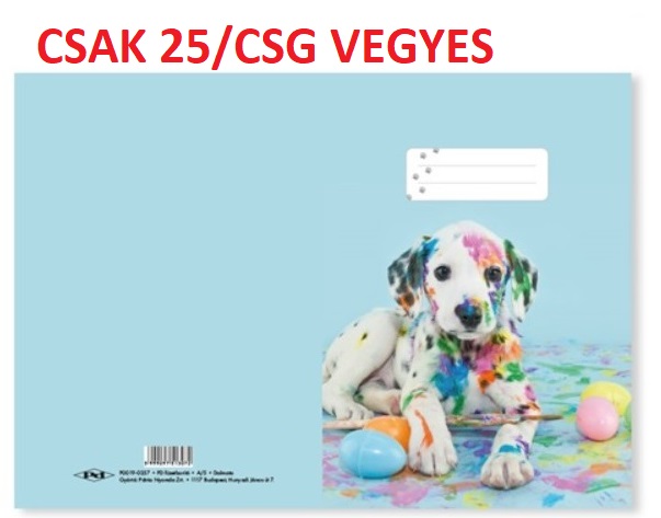 FÜZETBORÍTÓ A5-ÖS DALMATA,NEYLON PAPÍRBETÉTES (CSAK 20/CSG) P0019-0237 PÁTRIA