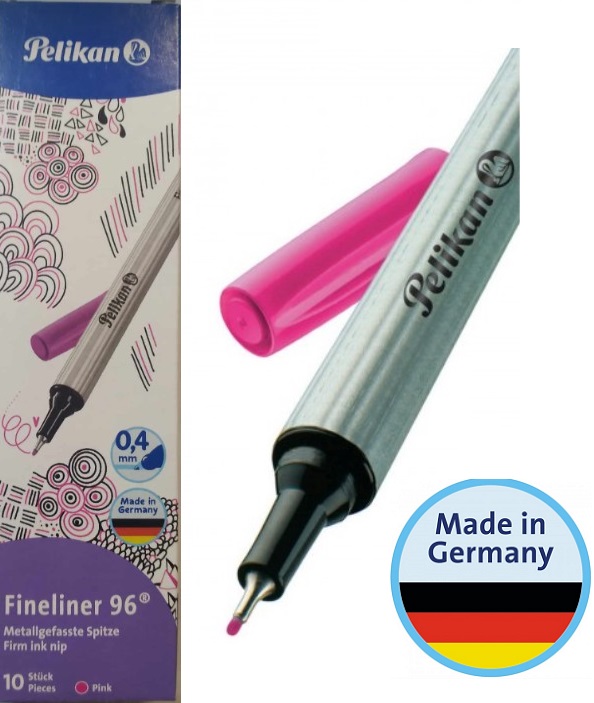 TŰFILC PELIKAN 0,4mm PINK 10/DOBOZ V:307 00943225 HERLITZ