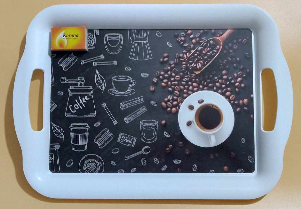 TÁLCA MŰA 29x38cm,MÉLY, COFFEE-SUGAR V:080189 15/KARTON ENGER