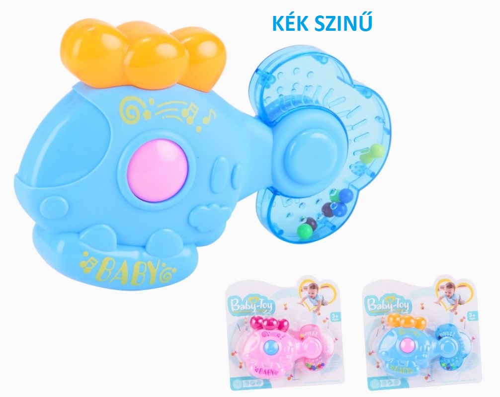 CSÖRGŐ HELIKOPTER KÉK, ZENÉLŐS,VILÁGITÓ 44163 BABY