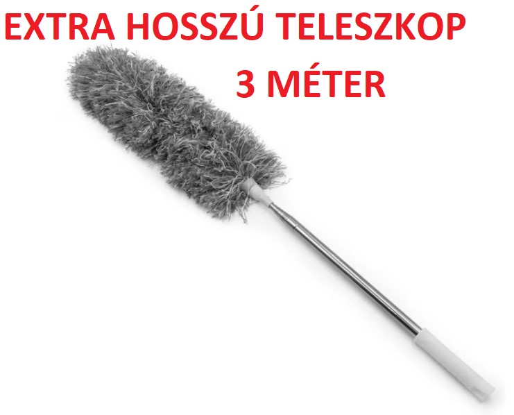 POROLÓ KROMOZOTT TELESZKÓPOS 40-300cm (SZÜRKE FEJ) HENRY < KE23-671 TTE