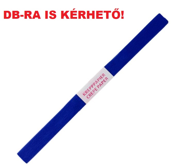 KREPP PAPÍR 200x50cm SÖTÉTKÉK 16 10TEKERCS/CSOMAG P9120-0524 PÁTRIA