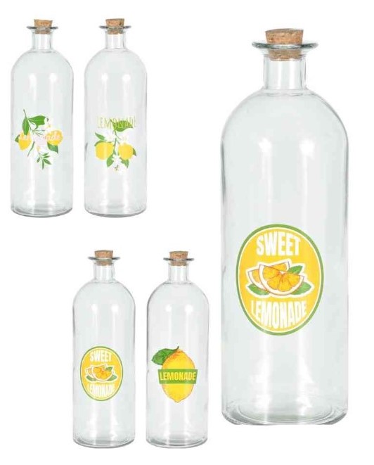 LIMONÁDÉS ÜVEG 1 LITER +PARAFA DUGÓ TÖBB MINTA 12/KARTON V:214810 ENGER 