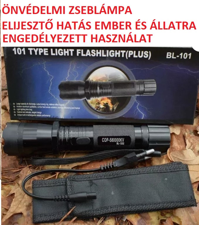 ELEMLÁMPA + ELEKTRO SOKKOLÓ ÖNVÉDELEMI HASZNÁLATRA (BL-101 580000KV BL-1202) ALBÁNSOR