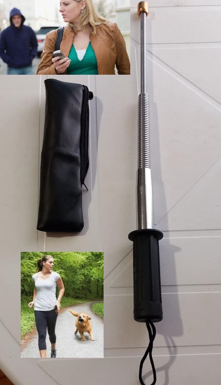 VIPERA ÖNVÉDELMI ESZKŐZ,FLEXI 20-38cm ,FEKETE TOKKAL ALBÁNSOR