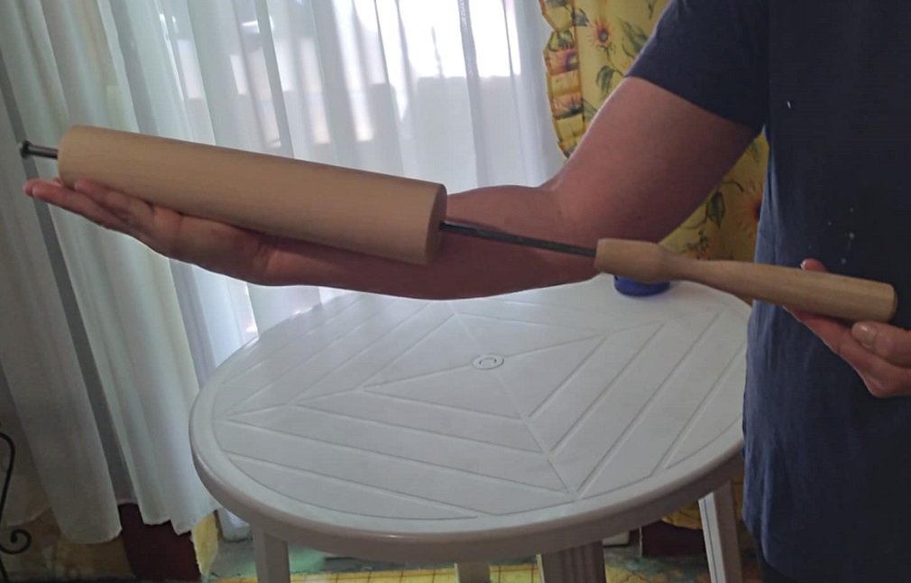 KÜRTŐSKALÁCSKÉSZITŐ 74cm RÚD V:149 10003 ITALIA