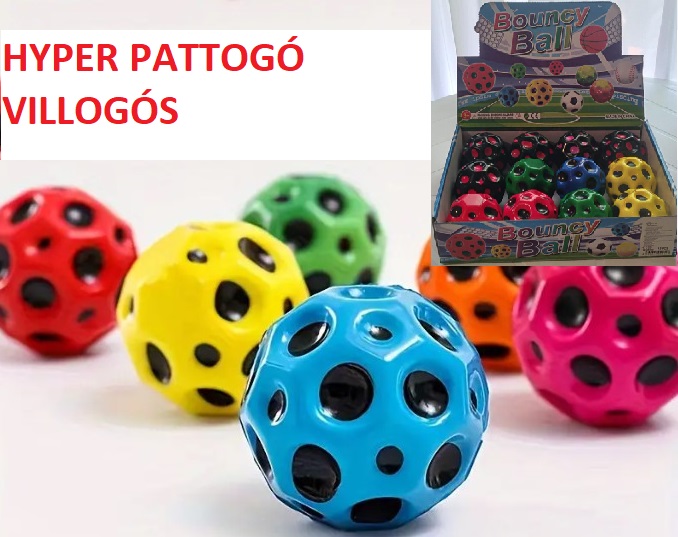LABDA HYPER PATTOGÓ 7cm MIX (VILLOGOS) 12/KINÁLÓ 859002-859004 IMPEX
