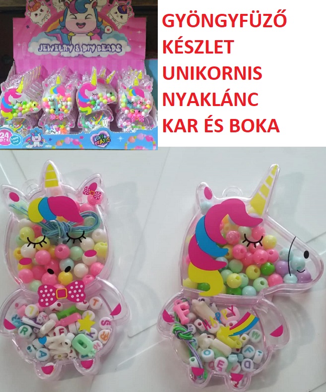 J.GYÖNGYFÜZŐ UNIKORNIS FORMA 2 FÉLE 24/KINÁLÓ V:069 850706 IMPEX
