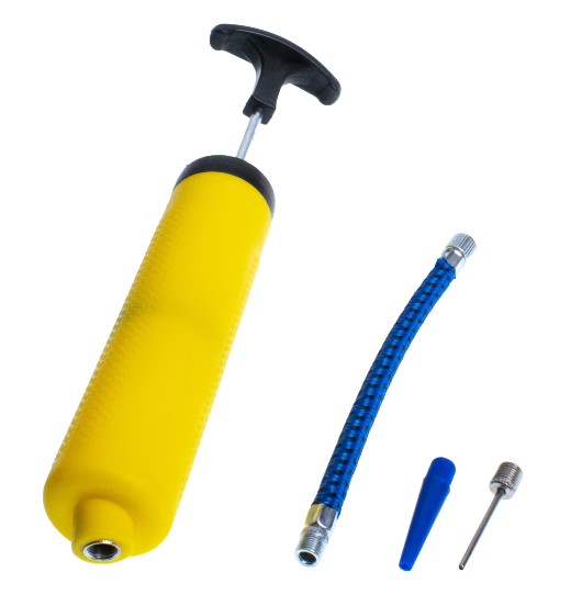 LABDA PUMPA,BICIGLI,FELFÚJOS JÁTÉKOKHOZ,29cm ÉS SZELEPTŰ KÉSZLET V:022 TE-312-507 GOLGOTAL