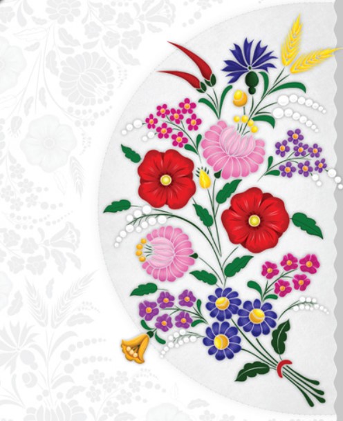 AJÁNDÉKTÁSKA  L-ES 27x32cm MATYÓ MINTÁVAL V:03133 KRR CONCARD