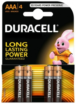 ELEM MIKRÓ DURACELL AAA MIKRÓ 4/LEVÉL 40db/DOBOZ (2034) WSI TEC