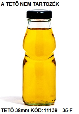 PALACK IVÓLEVES ÜV.KUKI 0,2 LITER(38mm TETŐ NEM TARTOZÉK) ÖMLESZTETT BORÜV:FRU201 (B8)