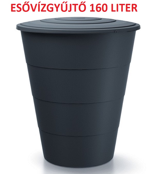 ESŐVÍZGYŰJTŐ ANTRACIT 160 LITER + TETŐ ZM