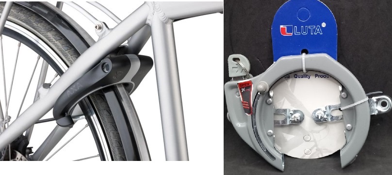 KERÉKPÁRZÁR GYŰRŰZÁR KULCSOS (PATKÓLAKAT)ÁTM:10cm SZÉLES 15mm 24-1251 44303 WSI